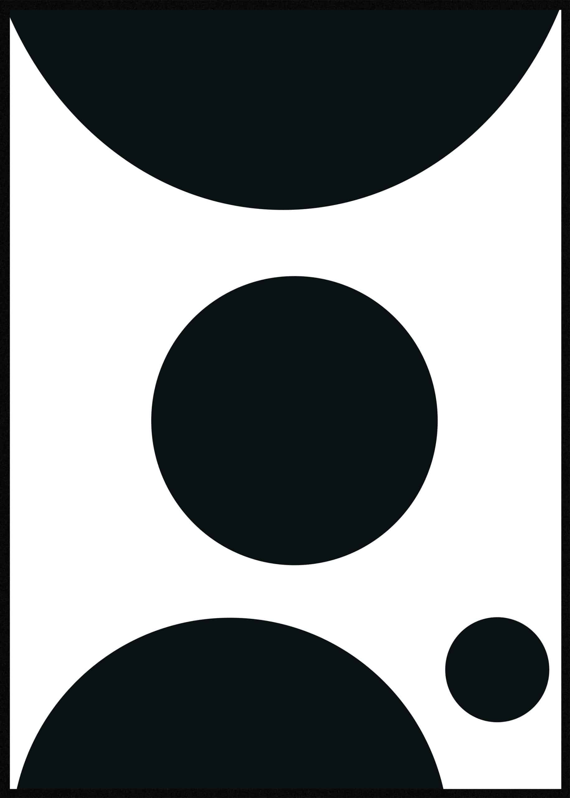 poster Black dots