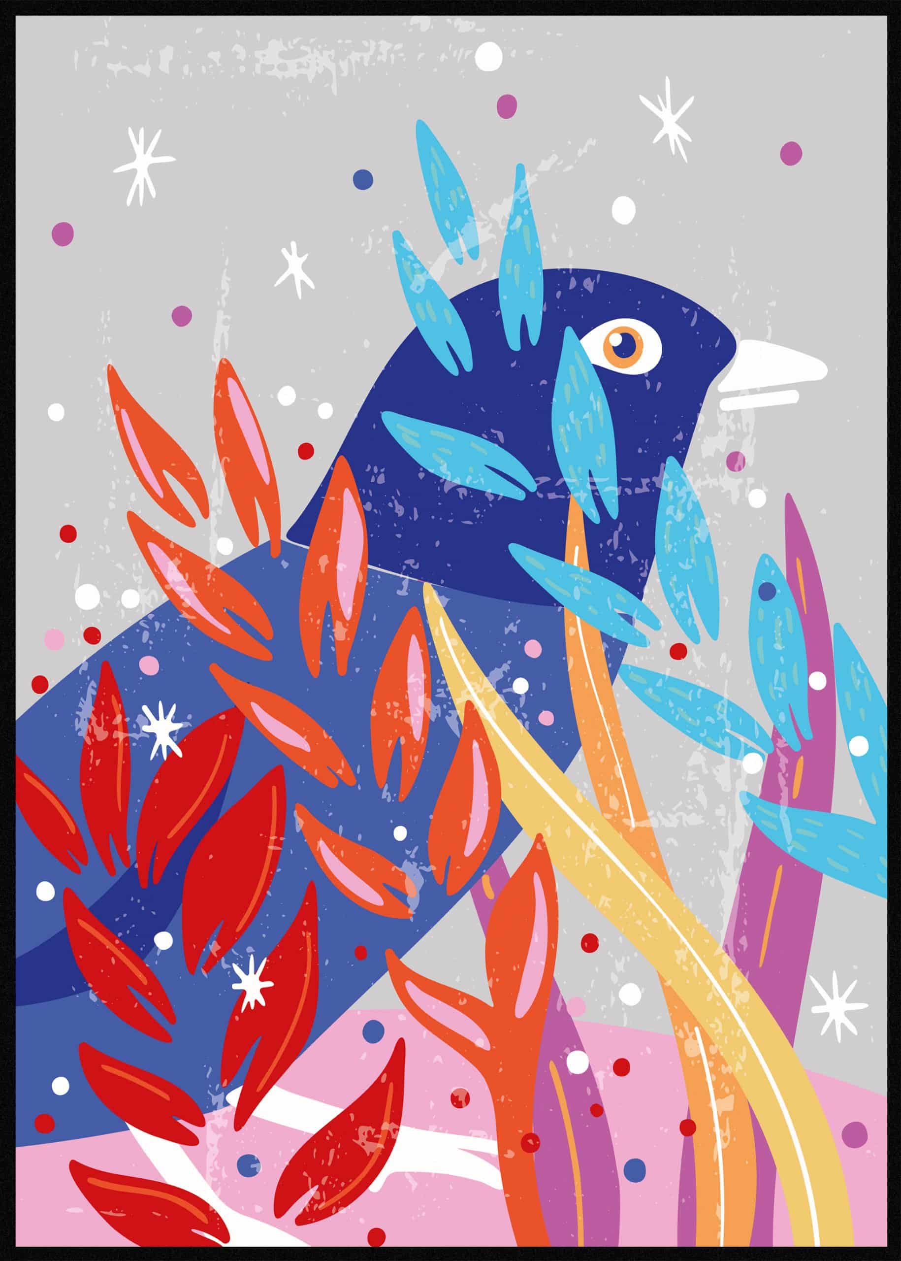 poster Colorful bird 3