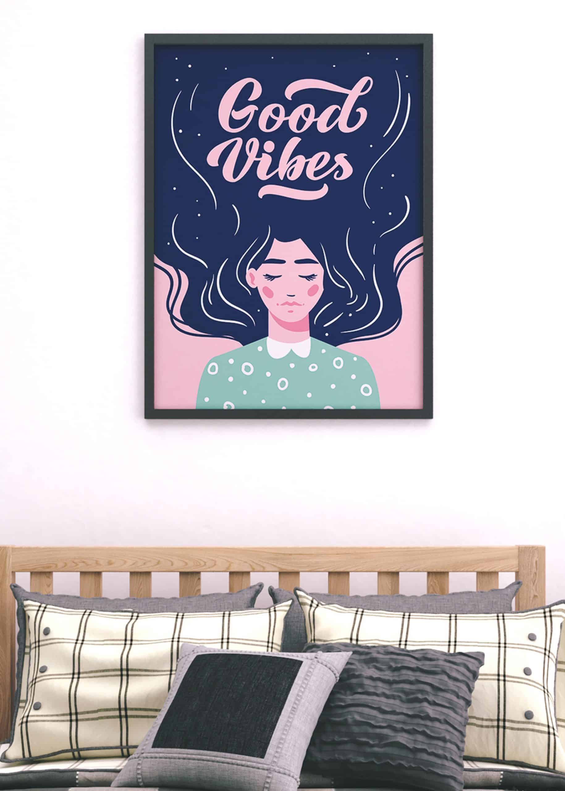 Poster Good Vibes Girl
