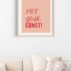 poster not your ernst