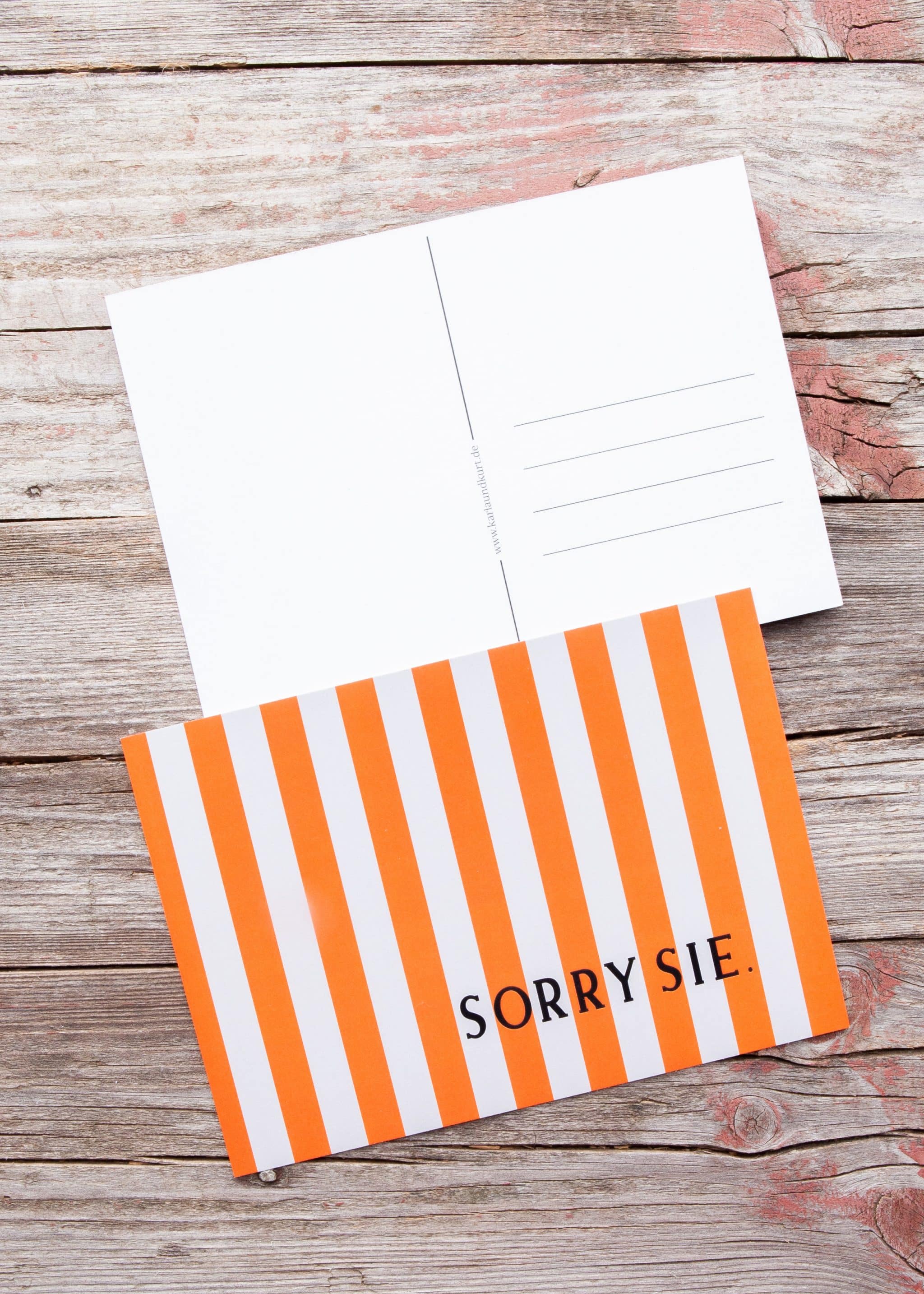 Postkarte - Sorry Sie