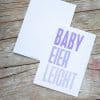Postkarte Babyeierleicht